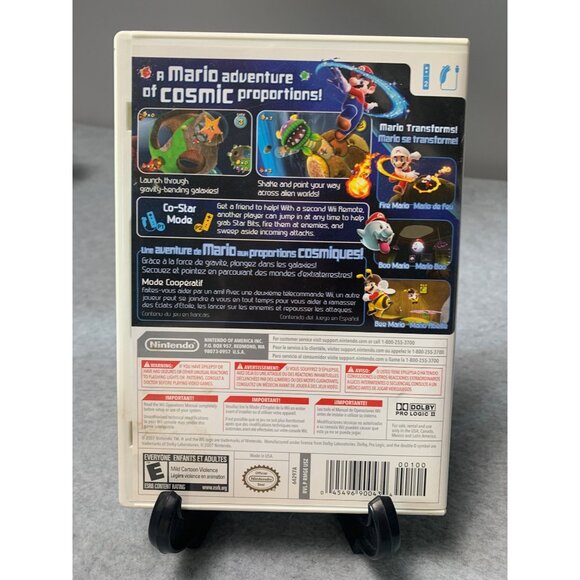 Super Mario Galaxy Wii Game Complete Case & Manual 2010 - Picture 2 of 5